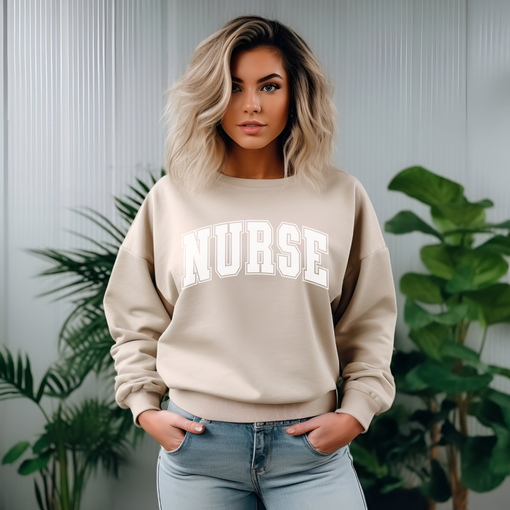 Nurse Sweatshirt,RN Sweatshirt, ER Nurse Sweatshirt, Nurse Crewneck, Gift for her, Future Nurse Shirt, Nurse Gift