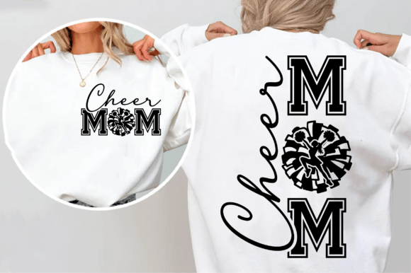 Cheer Mom Sweatshirt Personalized, Custom Cheer Mom Apparel, Cheerleading Gifts for Mom, Cheer Mom Pullover, Christmas Gift Cheer Mom