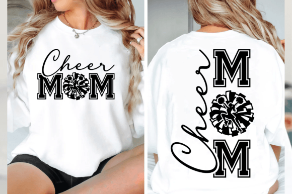 Cheer Mom Sweatshirt Personalized, Custom Cheer Mom Apparel, Cheerleading Gifts for Mom, Cheer Mom Pullover, Christmas Gift Cheer Mom